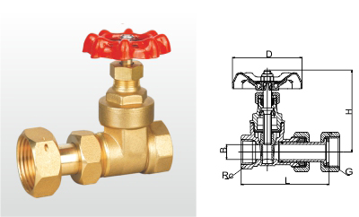 Z15W-16T 黄铜水表闸阀