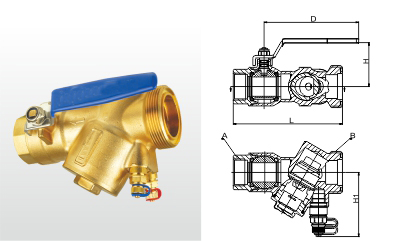 PHF-15~40-L-25T 黄铜带球阀动态平衡阀
