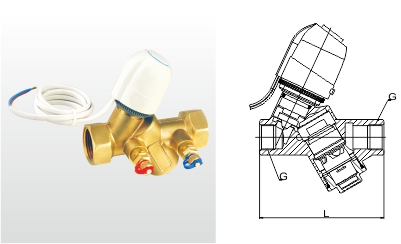 DPHF-15~25-L-25T 黄铜电动动态平衡阀
